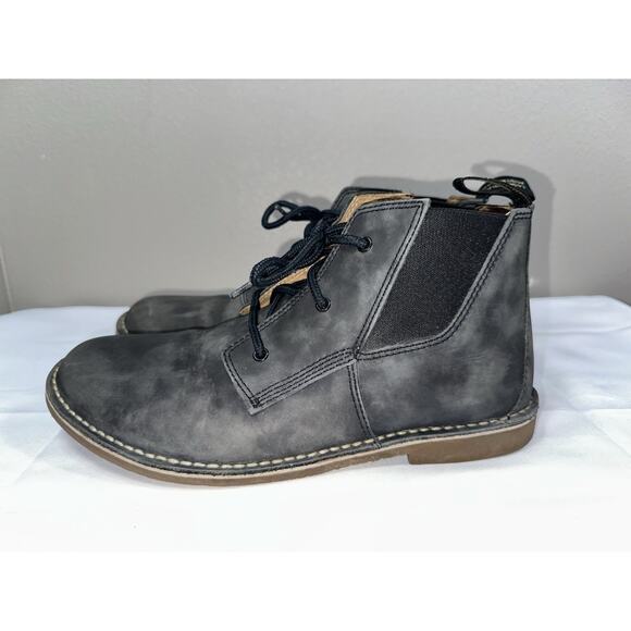 Blundstone Men’s Chukka Black Leather Casual Lace Up Elastic Ankle Boots US 11 main image 7